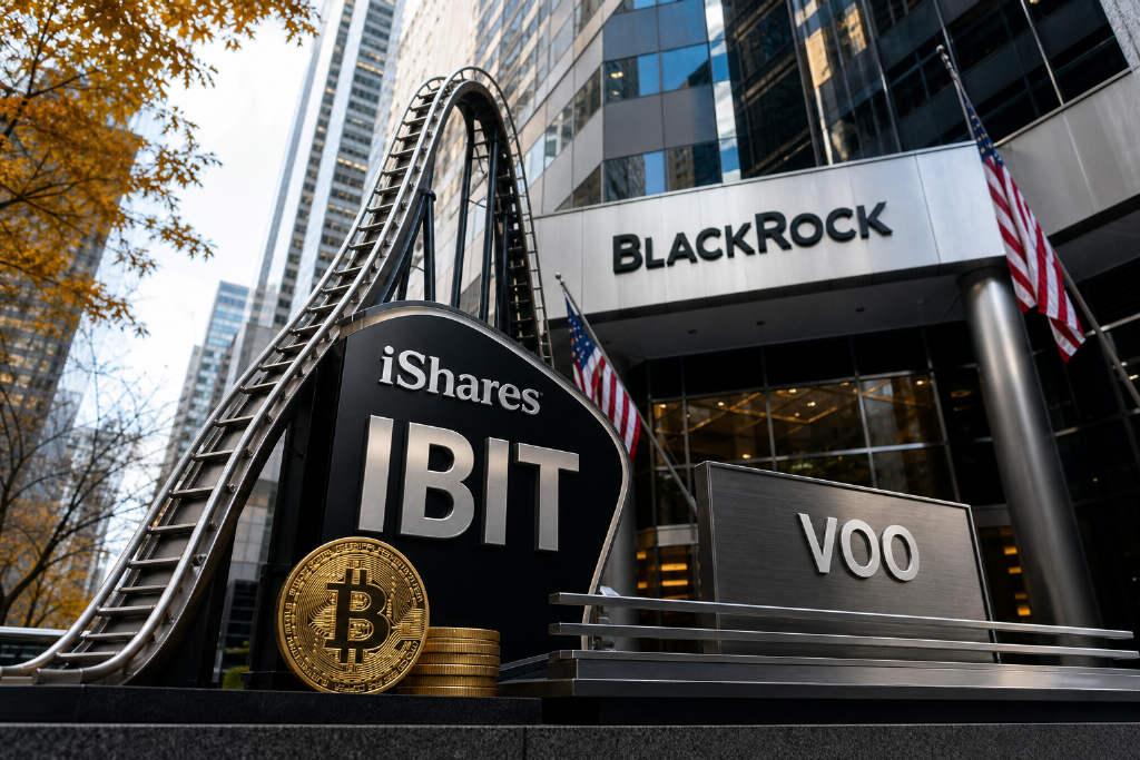 贝莱德IBIT比特币ETF上市以来回报71% 跑赢先锋VOO
