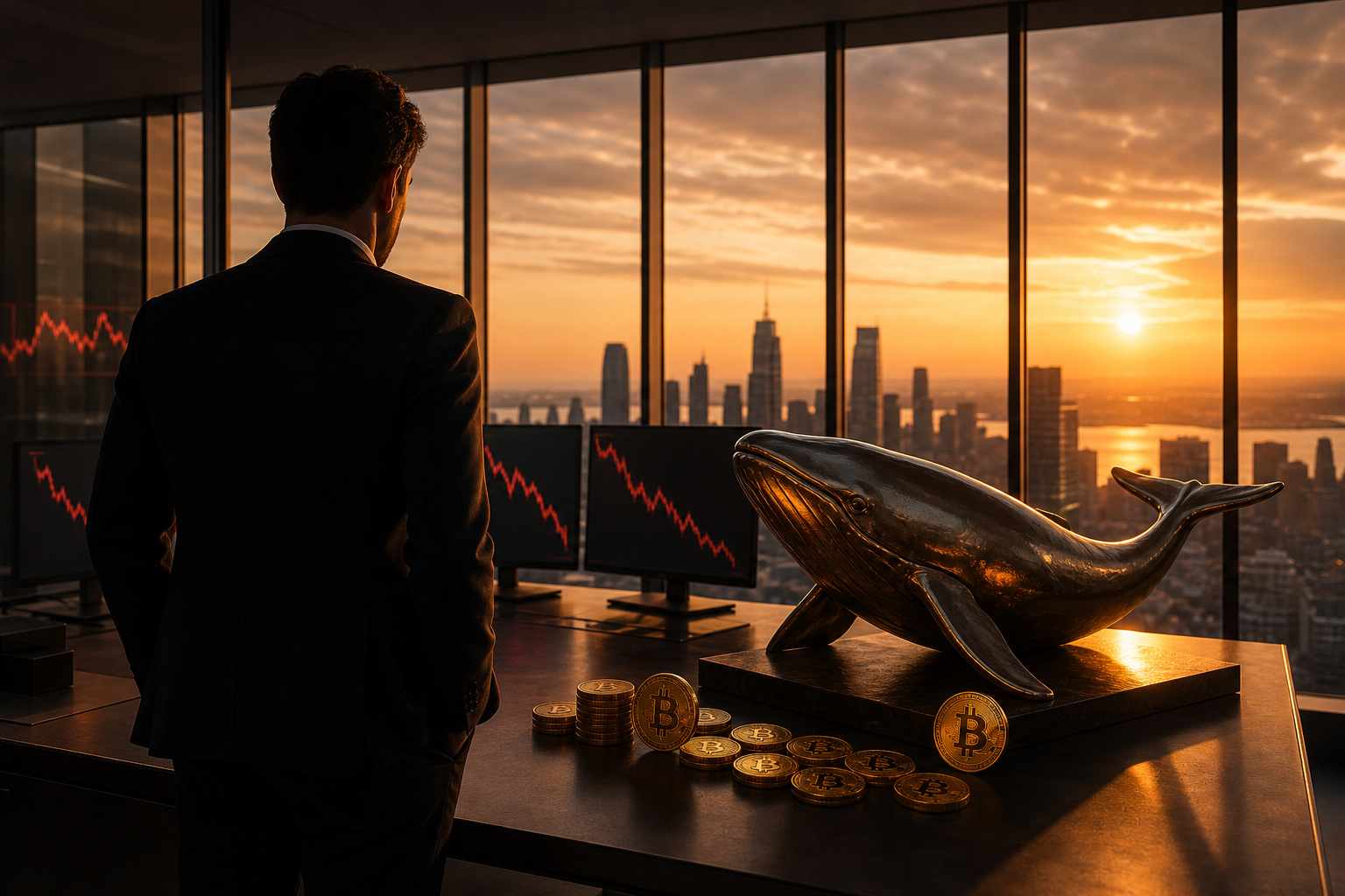 Whale Opens $70.4M Short on 1,100 BTC; $530K in Floating Profit