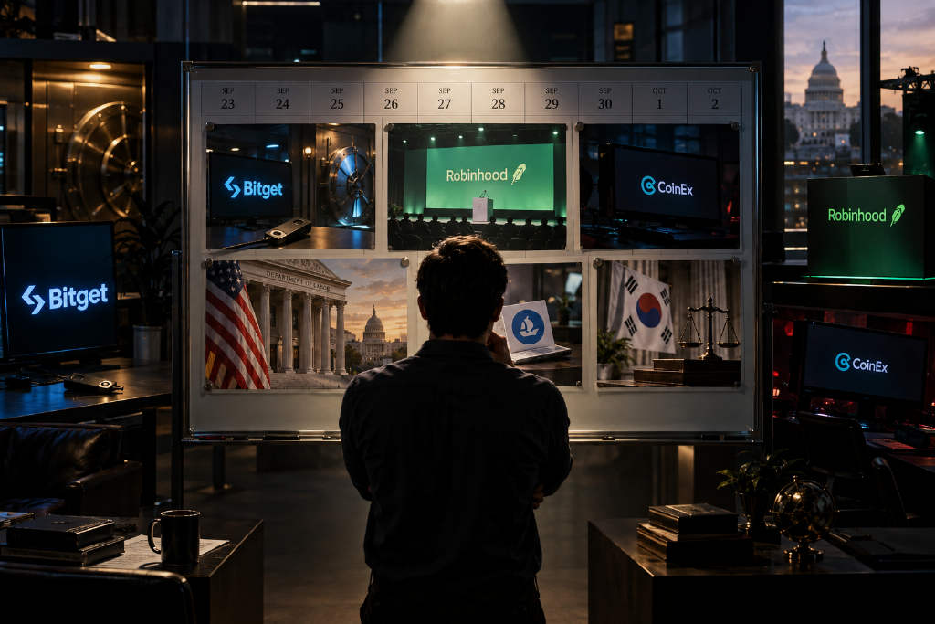 Crypto Week Ahead: Bitget to Restore Withdrawals in Stages, Robinhood Teases Product Event