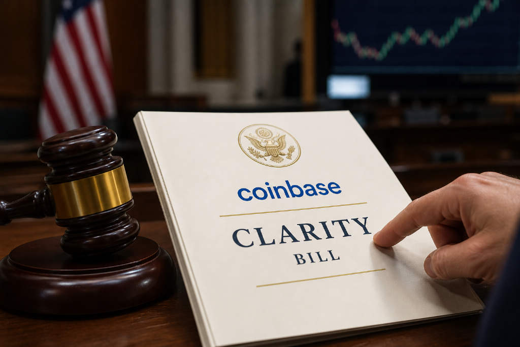 Coinbase CEO 期待 CLARITY 法案9月15日获支持,称其后或迎新一轮牛市