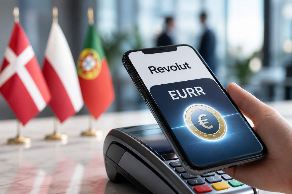 Revolut launches euro-pegged stablecoin EURR for eligible users in three markets