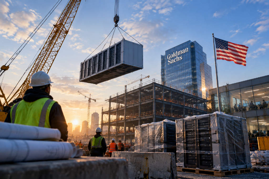 Goldman Sachs says AI job drag has briefly reversed as data center construction offsets losses