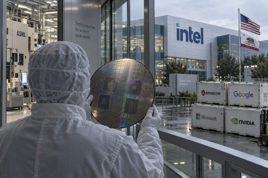 英特尔传获苹果等大单,14A制程成代工接单焦点