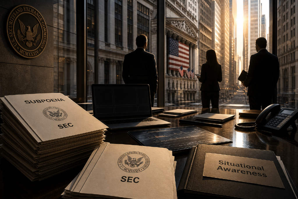 美 SEC 调查 Situational Awareness 折价清仓事件