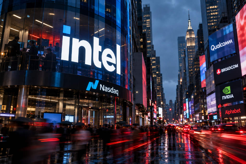 Intel’s 28.6% slide drags chip stocks lower as U.S. tech earnings week ends in a sell-off