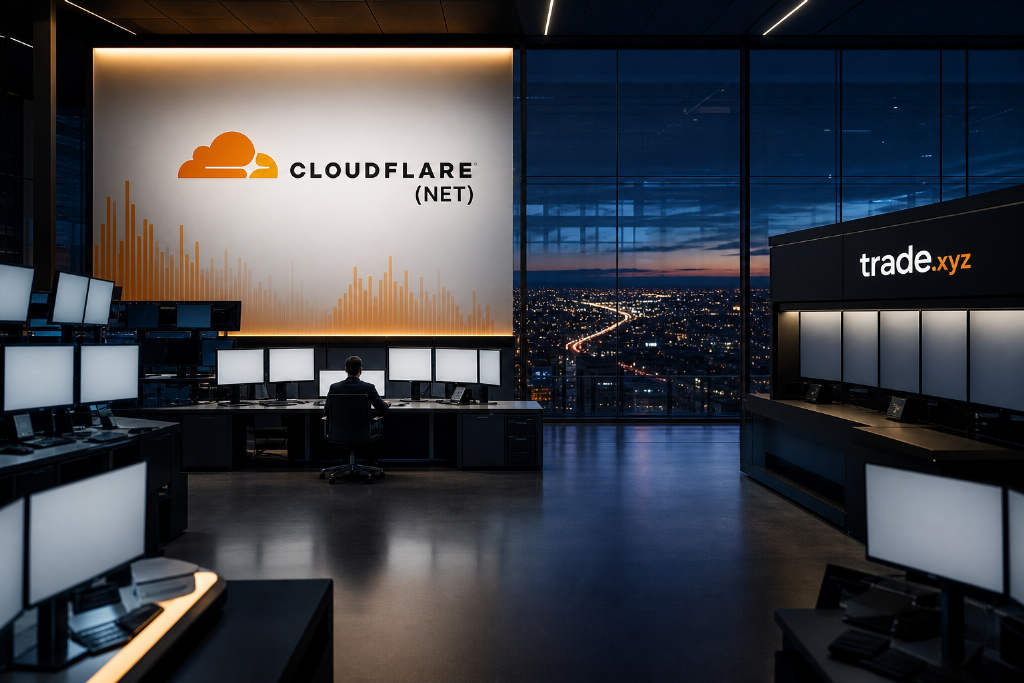 Cloudflare(NET)上线交易,支持 10 倍杠杆与 7×24 小时交易