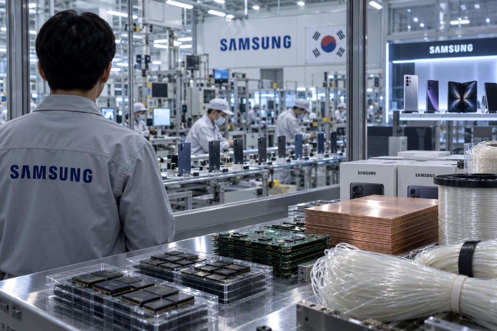 Samsung cuts Q4 budget smartphone output as memory prices stay high and Nittobo tightens glass fiber supply