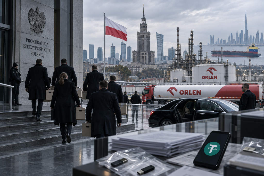 波兰国油 Orlen 涉 USDT 付款交易损失 4.24 亿美元,三名前高管被起诉
