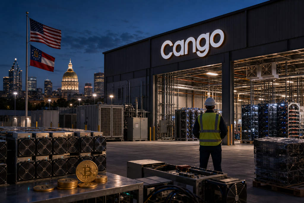 Cango二季度挖矿收入4740万美元,佐治亚州AI算力项目拟于三季度确认收入