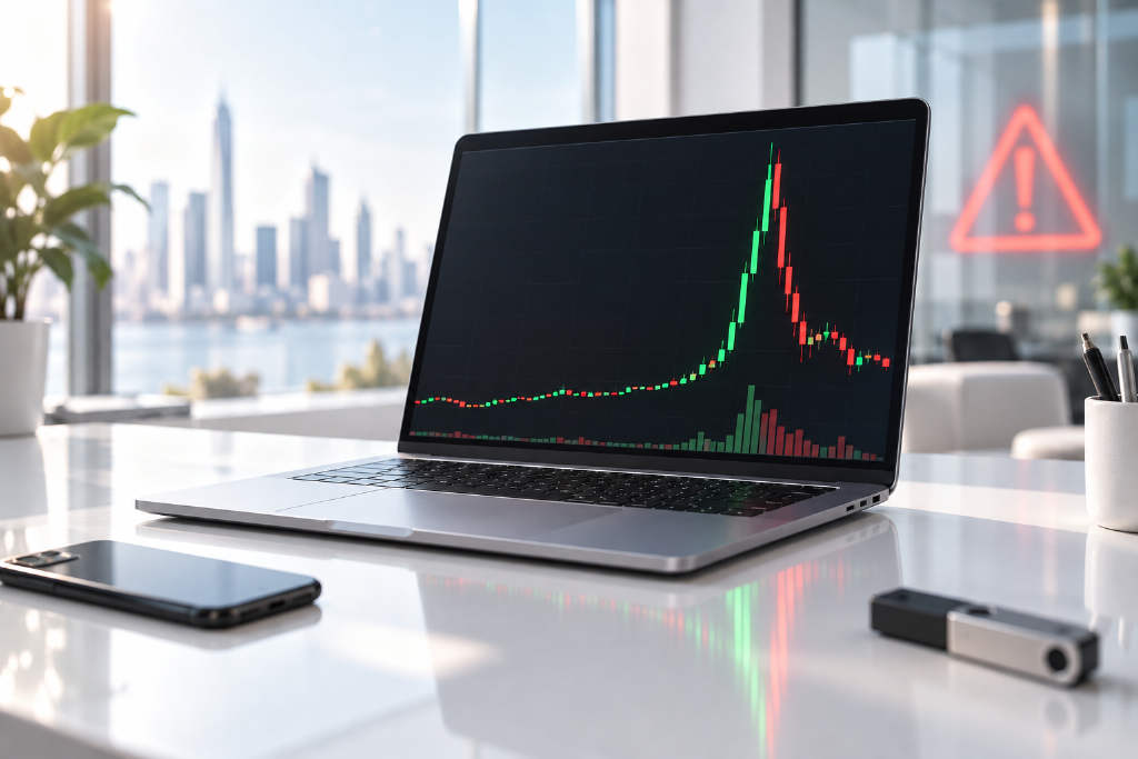 LAPTOP Swings Sharply, Rebounds 200% in Five Minutes Before a 40% Drop in One Minute