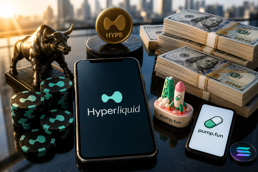 Hyperliquid 24 小时费用达 650 万美元,超过 Pump.fun 四倍