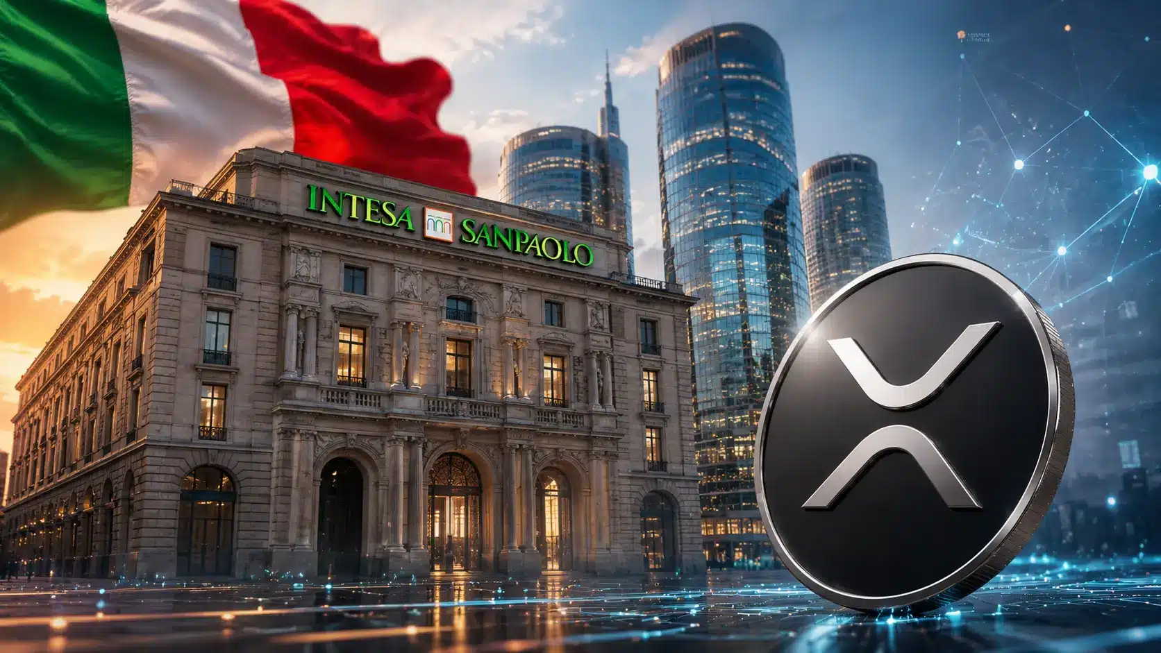 意大利最大银行加码XRP信托,持仓市值已逼近2600万美元