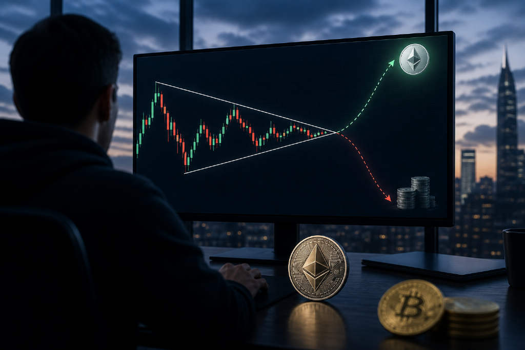分析称ETH/BTC处于关键突破位,若破趋势线或看向2800美元