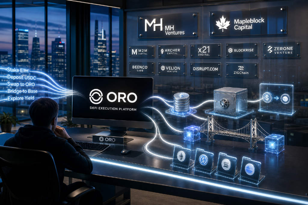 ORO完成300万美元战略融资,MH Ventures与Mapleblock Capital领投