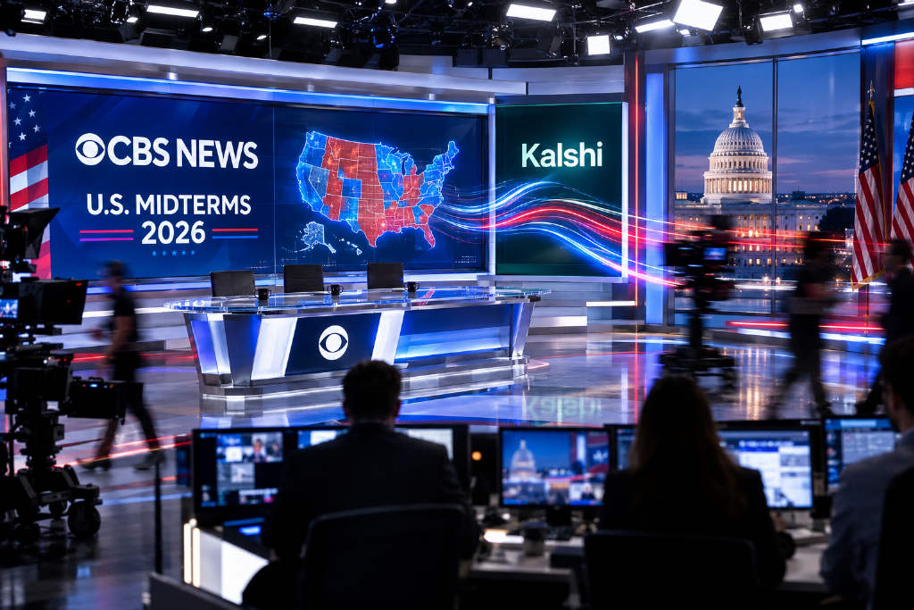 CBS News 将接入 Kalshi 数据报道 2026 年美国中期选举