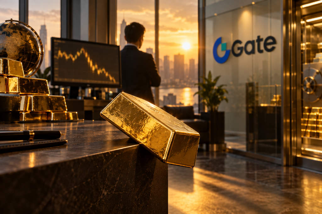 黄金跌至 4350 美元下方,Gate 数据显示收跌 1.3%