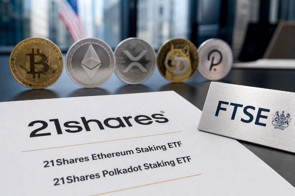 21Shares 调整五只美国加密 ETF,两只基金更名并改用 FTSE 定价
