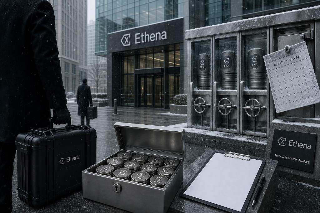 Ethena 基金会调整生态规则:回购锁仓 ENA并取消 VC 月度解锁