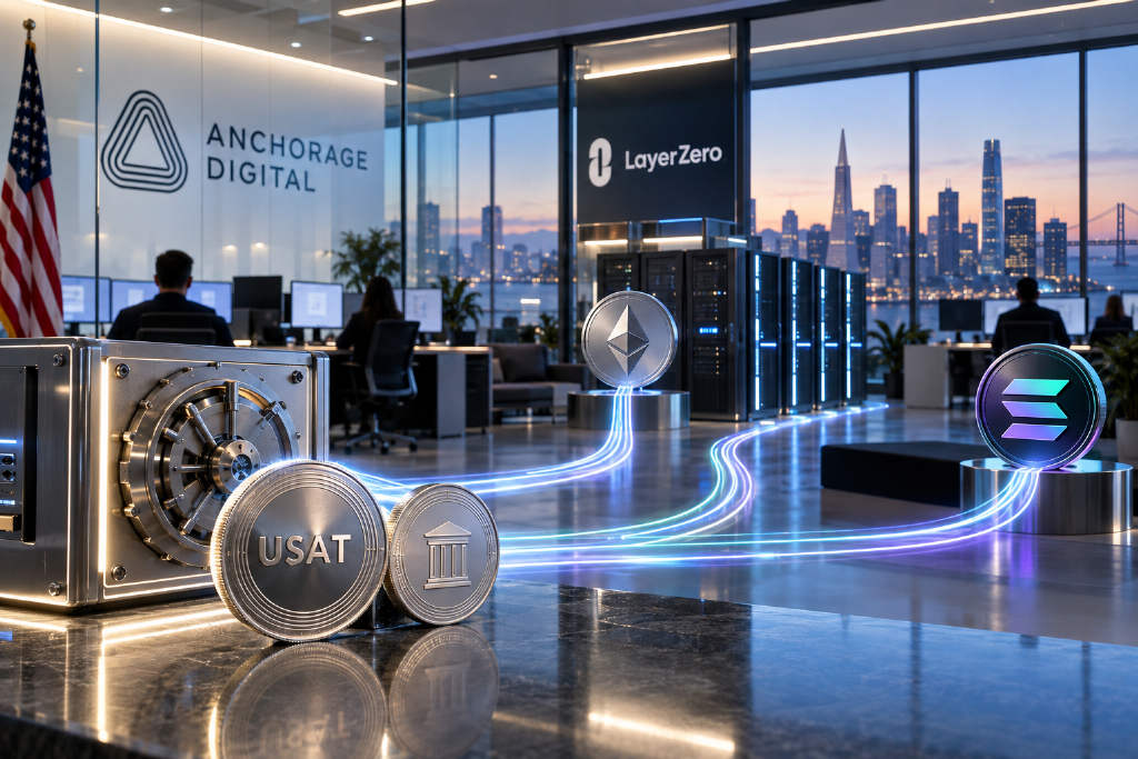 Anchorage Digital 选定 LayerZero 为稳定币跨链合作伙伴