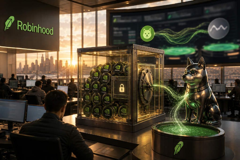 Robinhood Chain’s stock-token meme pairs lock up 23% of tokenized NVDA and raise questions about market pricing