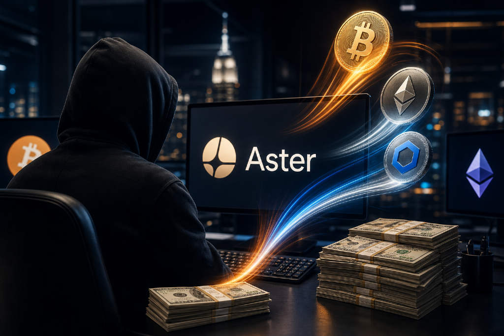 某交易员在 Aster 不到一个月将 2.4 万美元做到 27.5 万美元