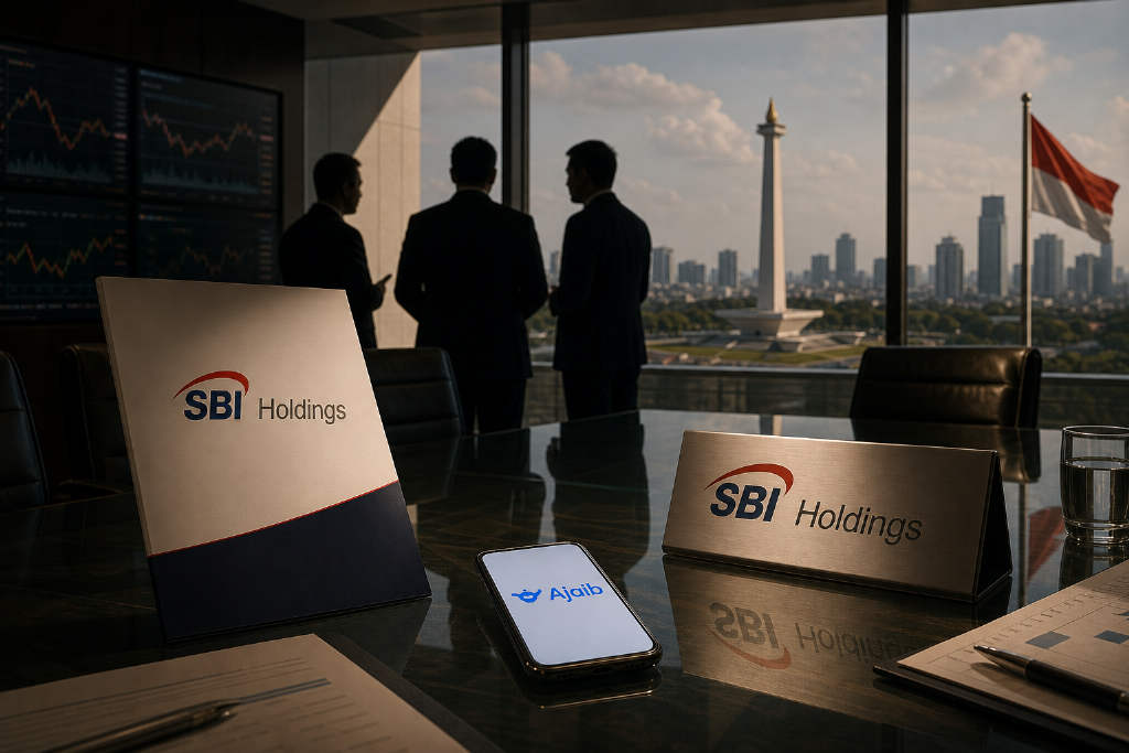 SBI Holdings拟出资2.7亿美元收购印尼券商Ajaib 20%股份