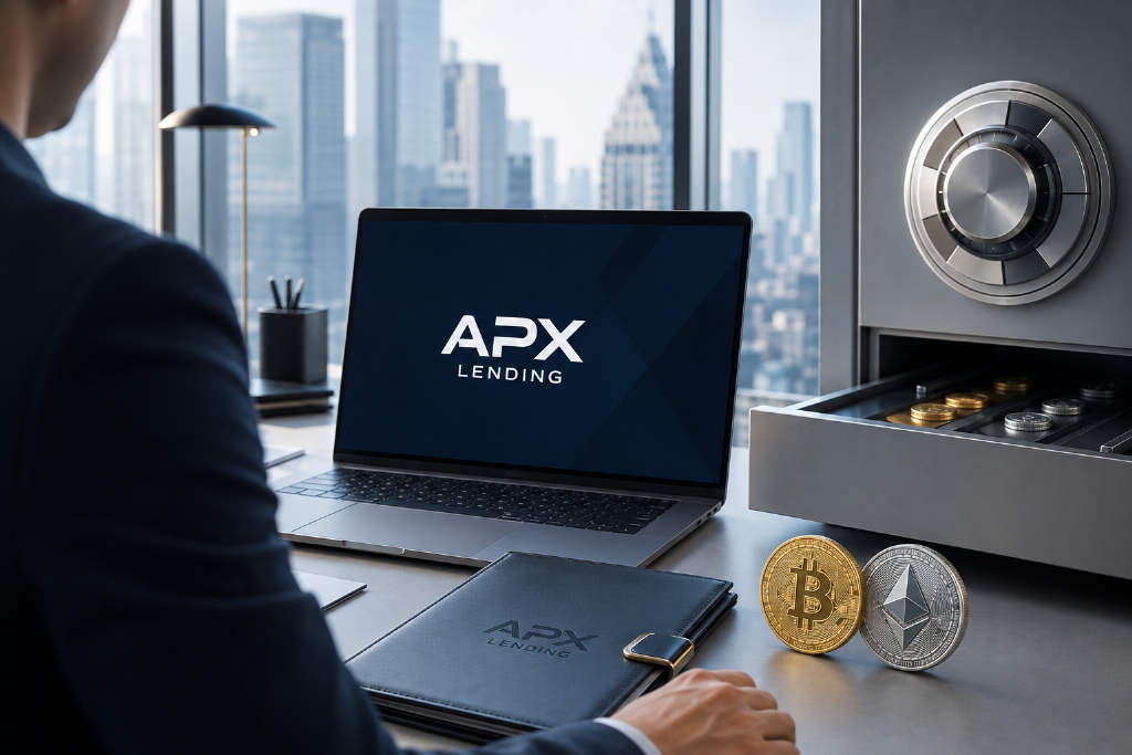 APX Lending推比特币以太坊支持五年期循环信贷 利率10.49%起