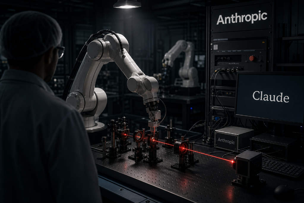Anthropic推硬件版MCP,Claude可直接操作实验仪器与机械臂