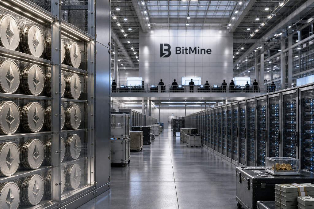 BitMine 上周增持 32,447 枚 ETH,总持仓升至 584.8 万枚