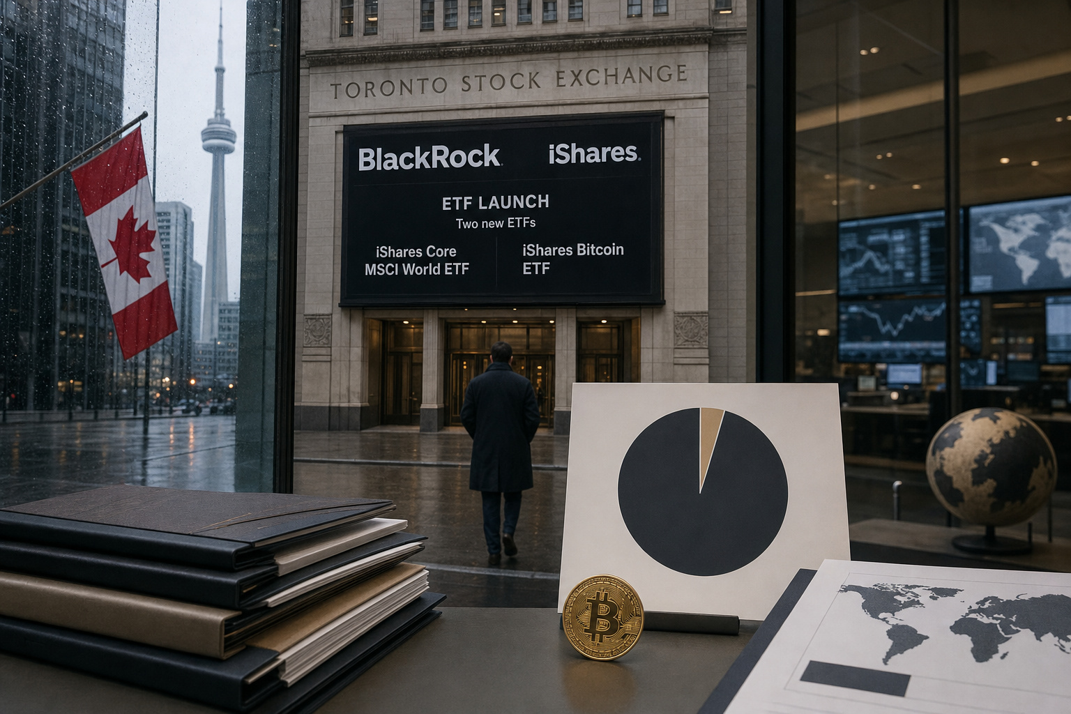 BlackRock Canada Lists Two ETFs, Putting 3% of IBQT Into Bitcoin
