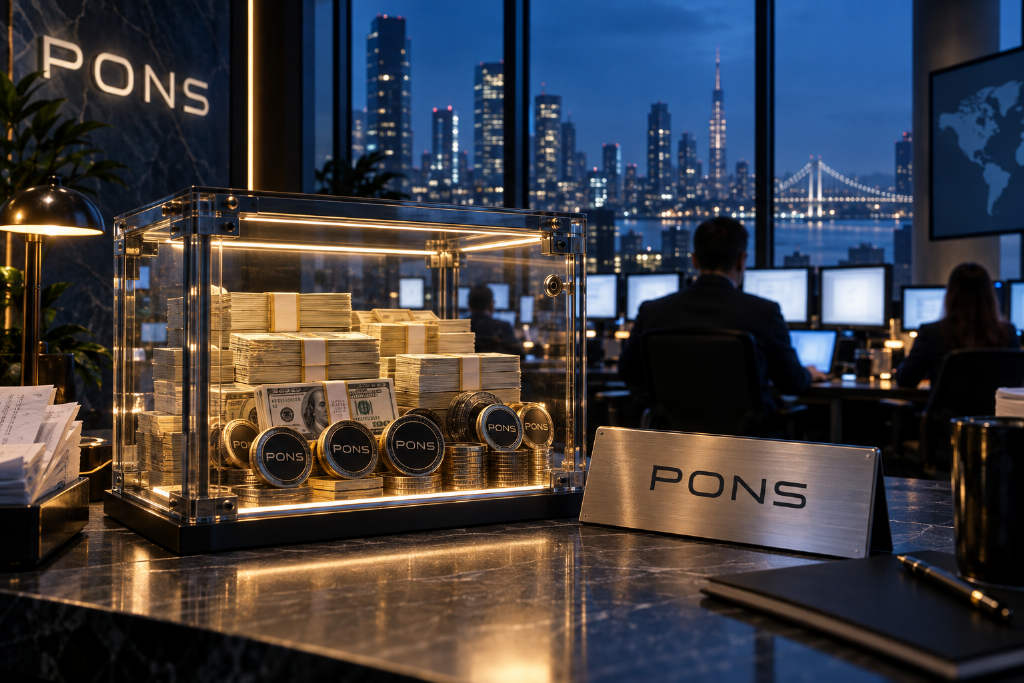 PONS Daily Revenue Stays Above $1.1M for Seven Straight Days as Buyback Wallet Nears $3M