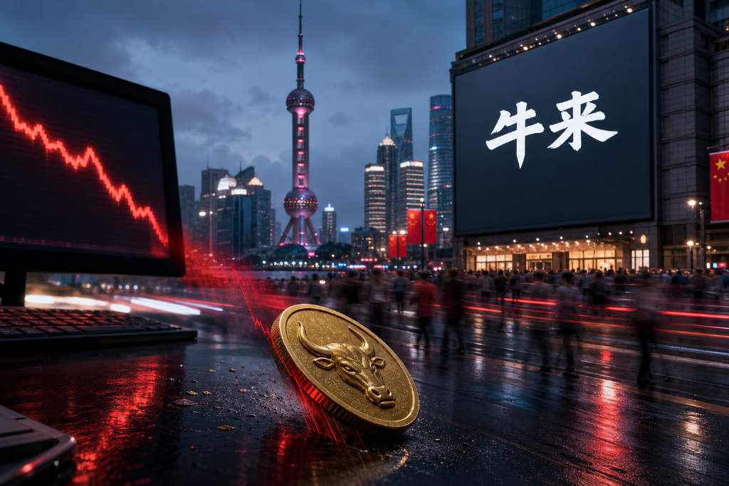 BSC Meme币“牛来”24小时暴跌超21%,市值缩水至8700万美元