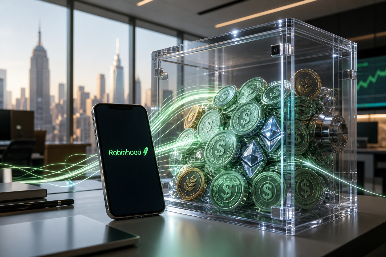 Robinhood-Linked On-Chain Assets Hit $1B Market Cap, Stablecoins at 58%