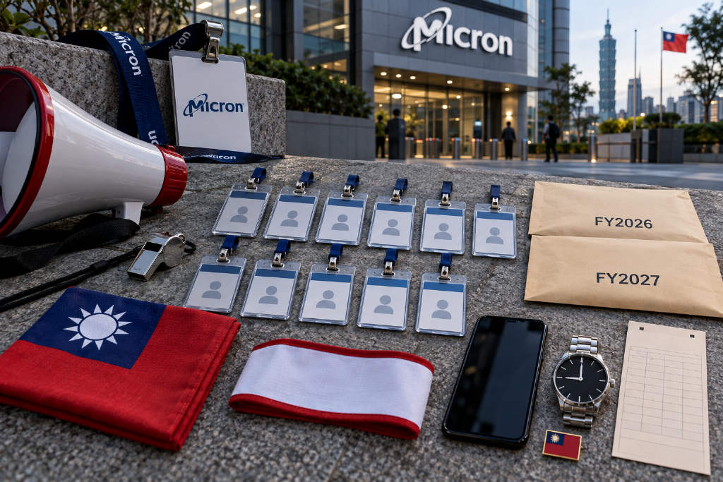 Micron Taoyuan union begins 24-hour strike as profit-sharing and bonus terms remain unresolved