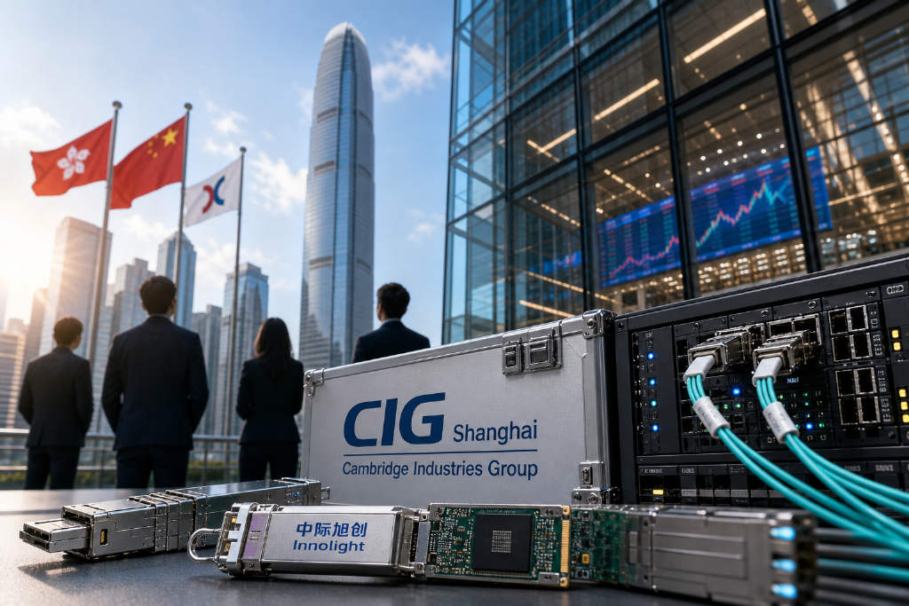 港股光通信股走强,剑桥科技涨近4%领涨板块