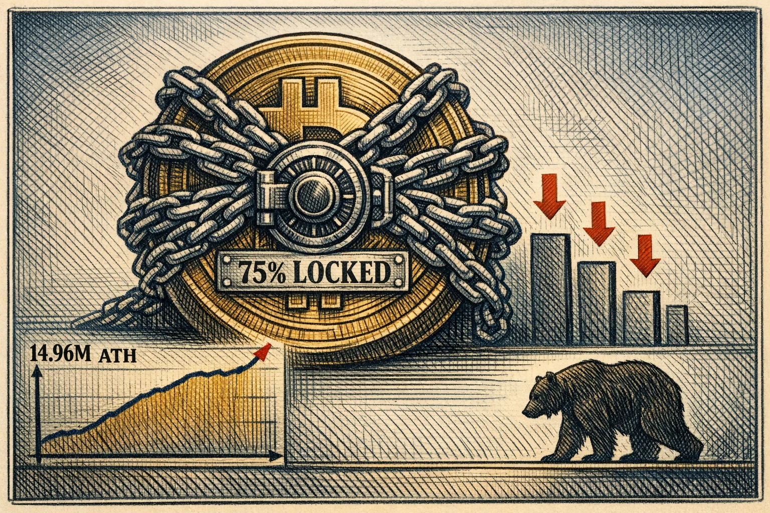 Bitcoin Long-Term Holders Control 75% of Supply as Murphy Flags Bear Market Base
