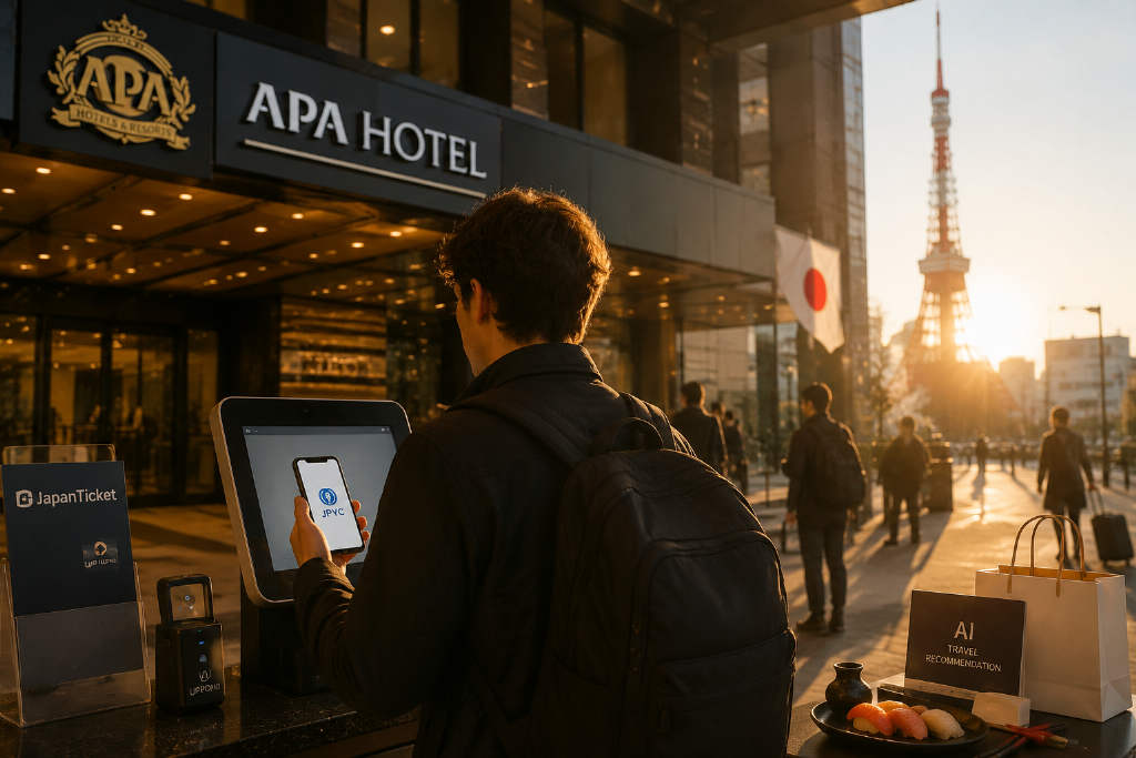 APA酒店试点JPYC稳定币支付与AI旅游推荐服务