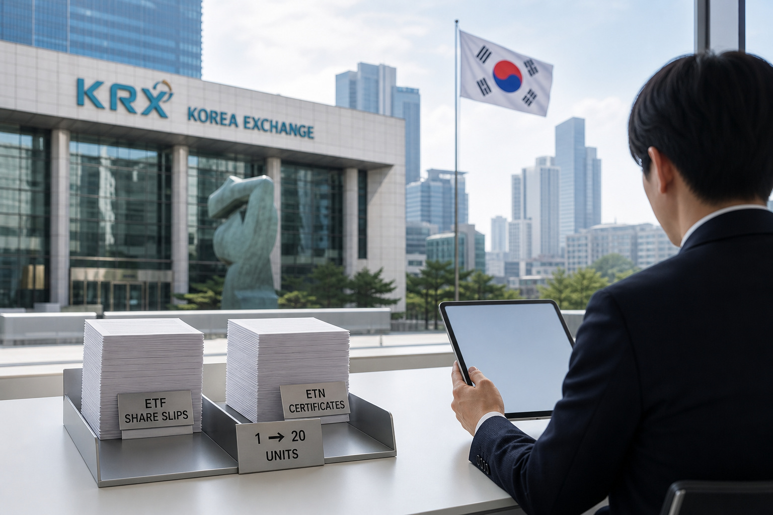韩国拟9月提高单一股票杠杆ETF交易门槛 最小交易单位升至20股