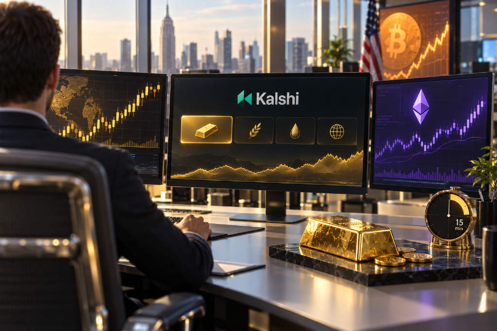 Kalshi’s 15-minute gold contracts generated an estimated $5 million in September fees