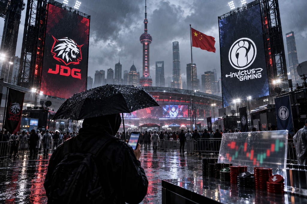 某账户斥资 10 万美元押注 JDG 击败 IG