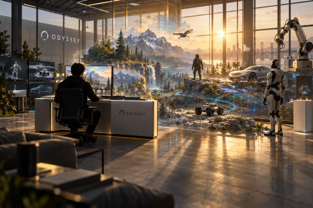 Odyssey launches Odyssey-3 with free Flash demo and a 66.1 score in physics benchmark
