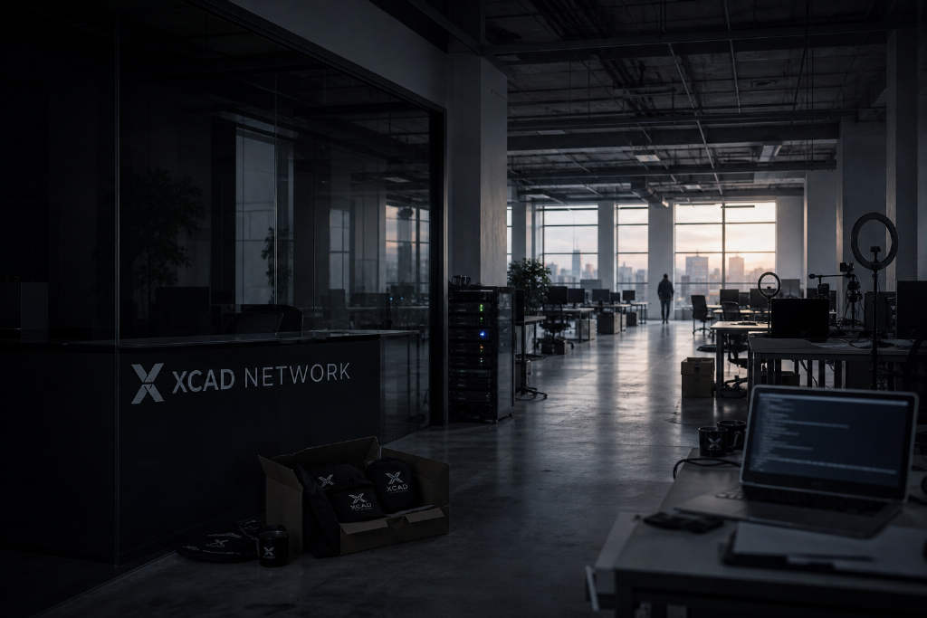 XCAD Network 宣布停止运营,称账户自 4 月起已无更新