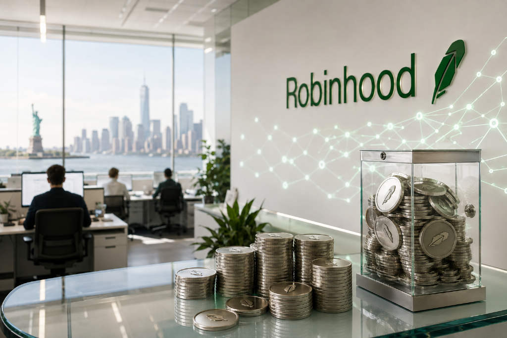 Robinhood Chain Daily Fee Revenue Hits Record $6.12M, Annualized $1.1B