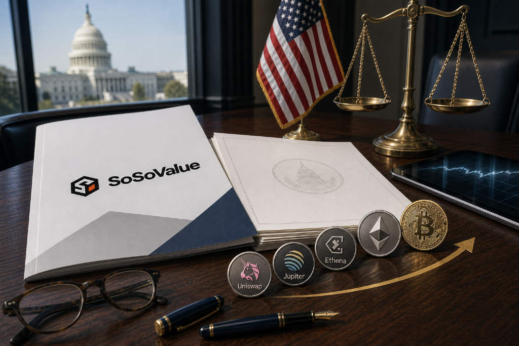 SoSoValue:DeFi 指数自 8 月 17 日以来涨近 38%,政策与分配预期成焦点