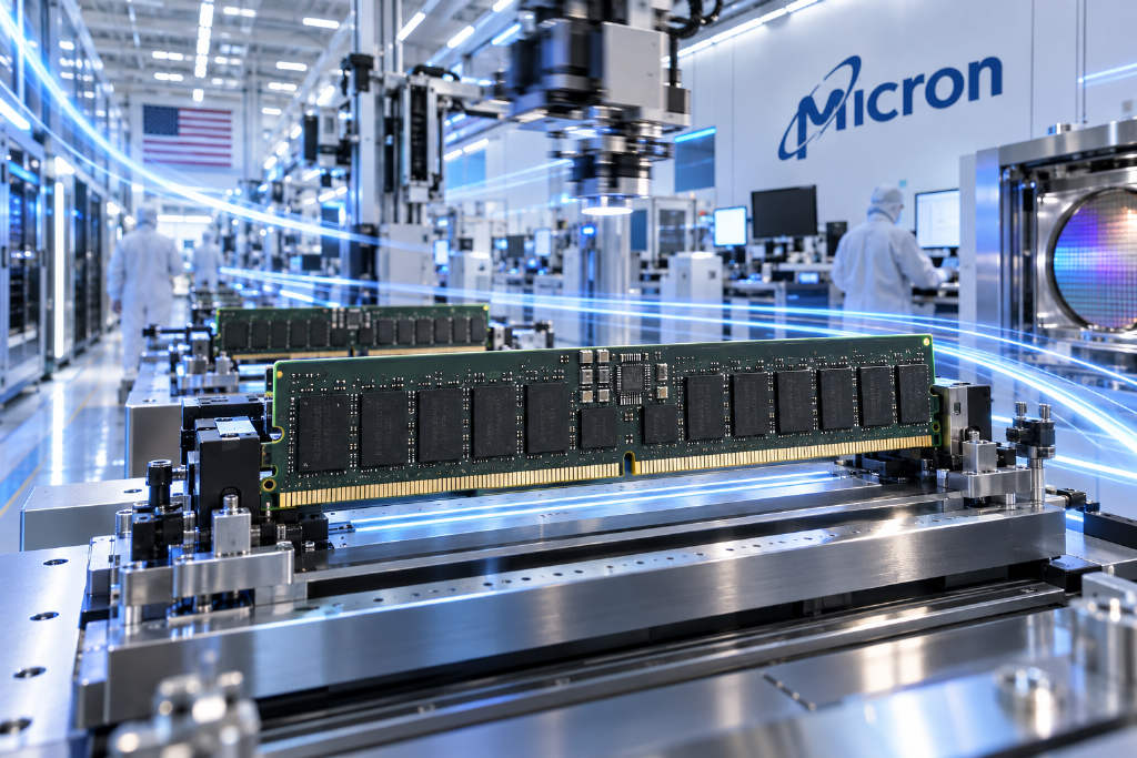 美光称已实现 512GB DDR5 模块里程碑,量产指向 2027 年下半年
