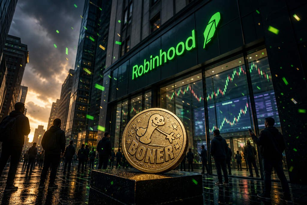 Robinhood Chain 生态 Meme 币 BONER 市值一度突破 7400 万美元