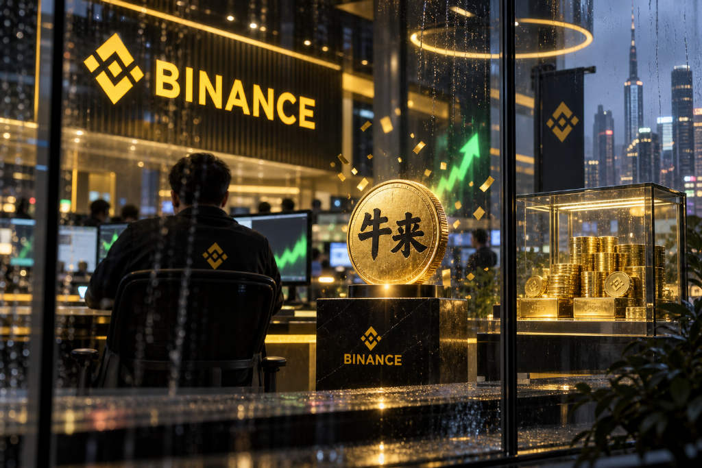 「牛来」因上线 Binance 现货消息拉涨 40%,盈利榜首地址总利润超 200 万美元