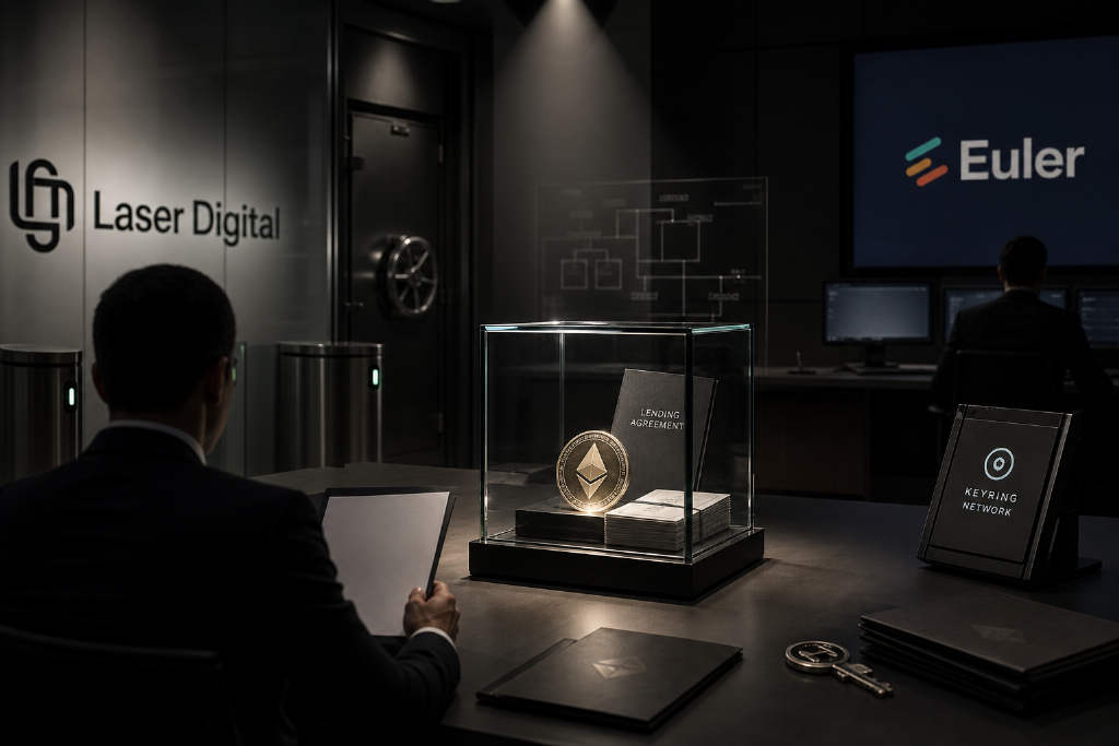 野村旗下Laser Digital与Keyring合作,担任Euler Finance机构借贷风险治理方