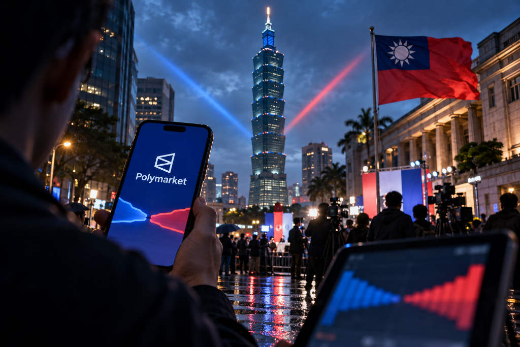 Polymarket台北市长盘差距收窄,沈伯洋30天升约30个百分点