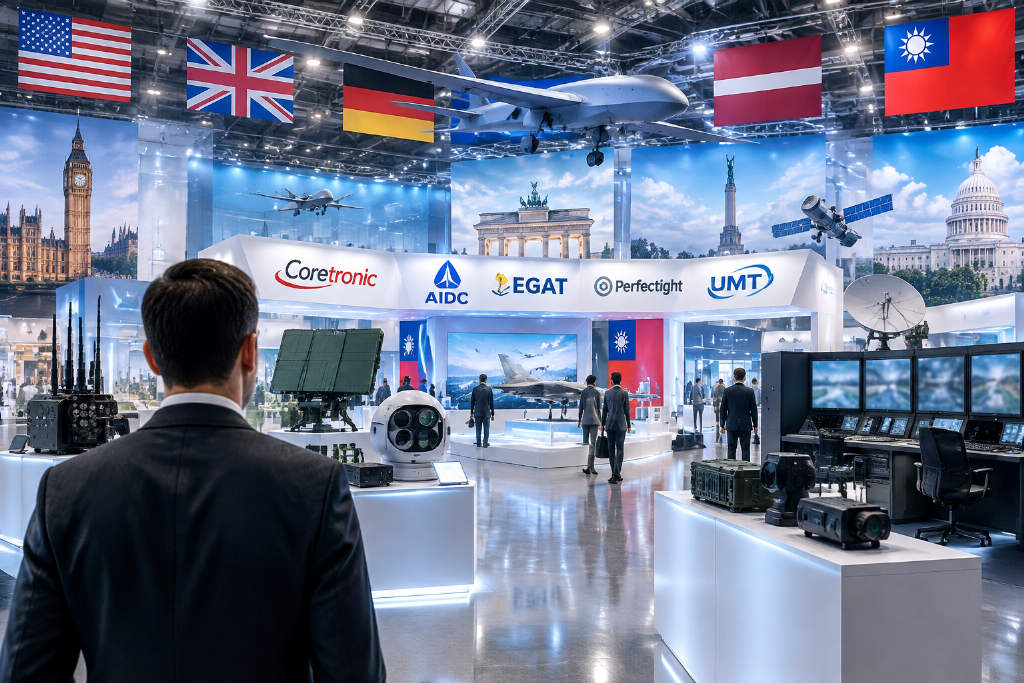 Global defense expos put Taiwan aerospace and military supply chain names in focus